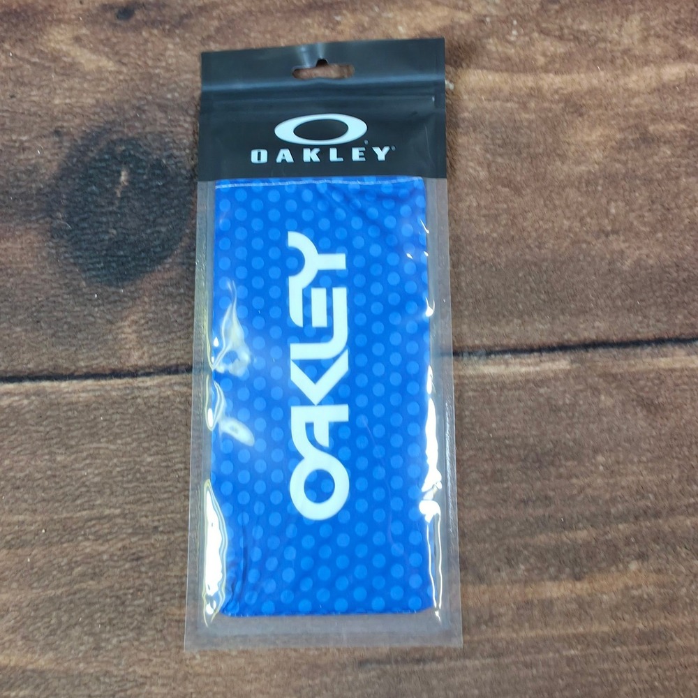 Oakley Grips Blue Microbag Mens OS Blue New Polka Dot Sunglasses Pouch